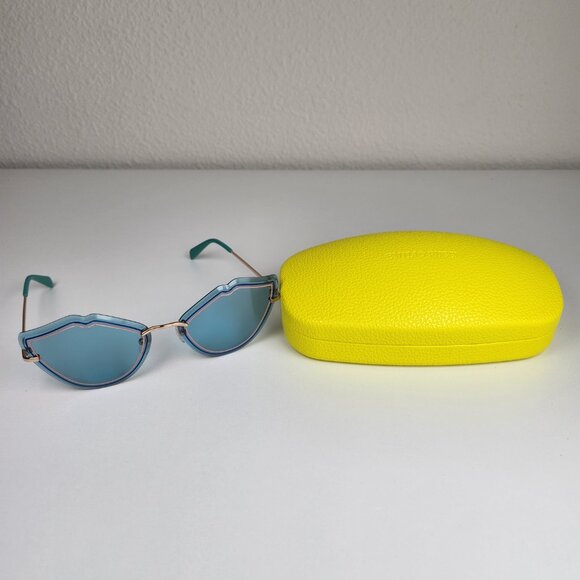 FINAL PRICE - EMILO PUCCI WOMENS TURQUOISE FRAME SUNGLASSES main image 4